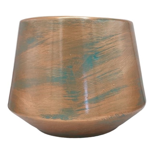 [HD2977] Planter AC 24cm (24x29cm) Mila Planter - Mettalic