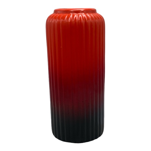 [HD3006] Vase AC 25.5cm (25.5x11cm) Louise Ribbed Bottle - Base