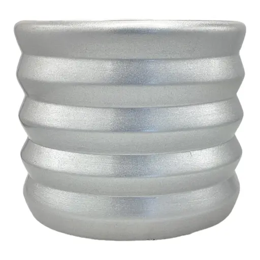 [HD3038] Vase AC 19x22cm Solid Planter-Metallic