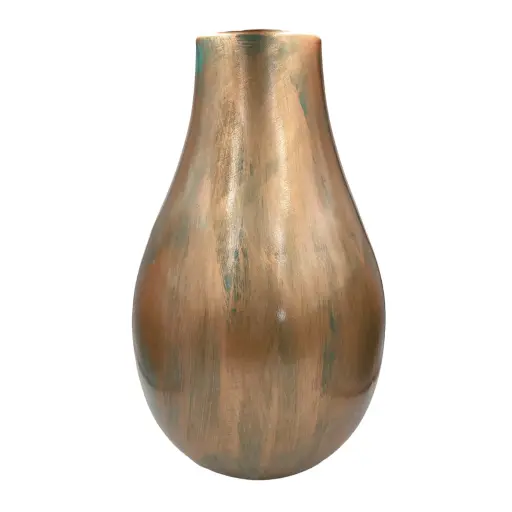 [HD3115] Vase AC 54cm Raindrop Broad Large-Metallic
