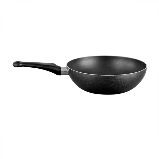 [P199] Wok 25x7.5cm Non-Stick Aluminium Frying Pan Style Super Wok Sonnex Ns13 - Cooking Essentials