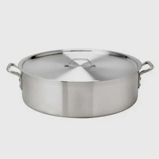 [P211] Pot Brazier 28L 50.5x15cm Aluminium Heavy Duty 50391