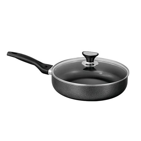 [P776] Frying Pan 26cm Classic With Glass Lid PBI221