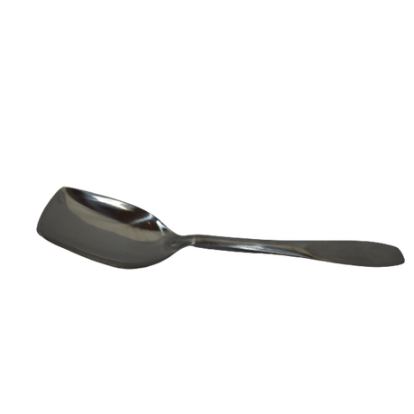 [Z129] Serving Spoon 26cm Multi Square Tip Stainless Steel 