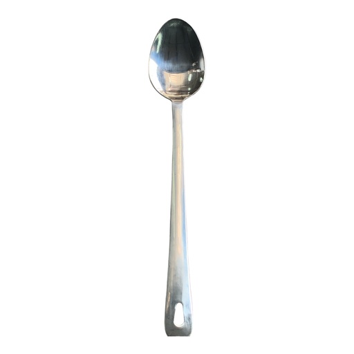 [Z739] Serving Spoon Solid 34Cm/14 Inch Long Handle With Hole PBI208