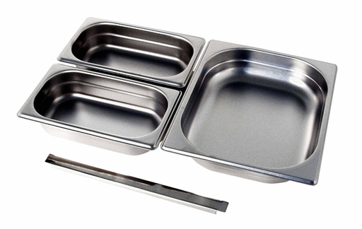 [Z355] Insert Kit 4pc Set for Chaffing Dish Stainless Steel 