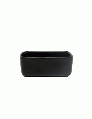 [D2182] Sachet Holder 10cm Ele Matt Black - Continental China
