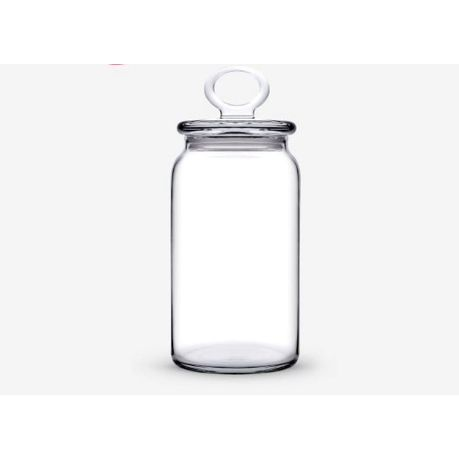 [GL102] Jar 130ml Glass With Lid Slim - Kitchen 96761
