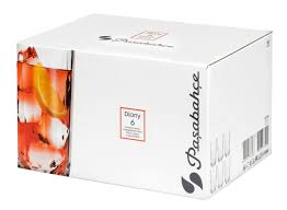 [GL1617] Tumbler Hiball 6pc Set 345ml Glass -Diony 52770