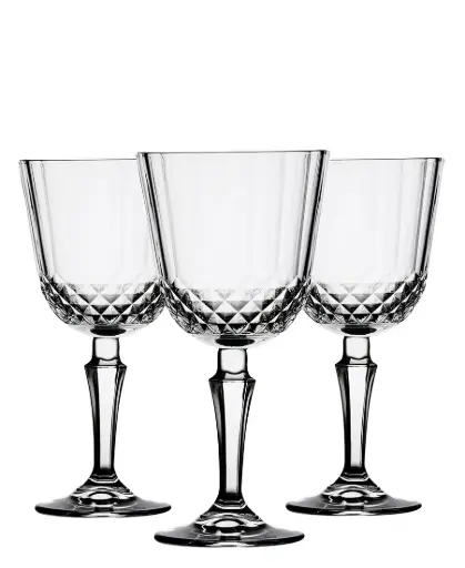[GL1619] Wine Glass 3pc Set 310ml Diony - 440230