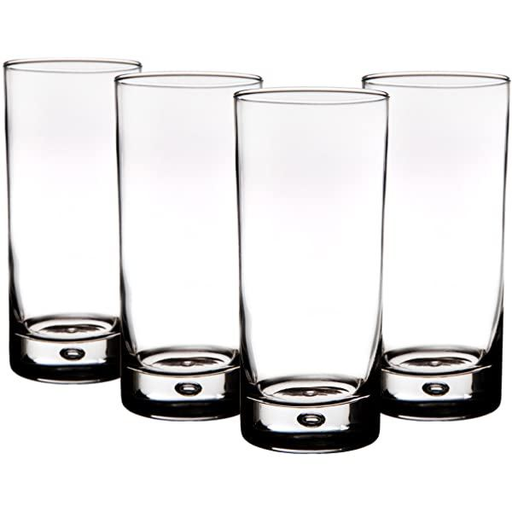 [GL1857] Tumbler Hiball 4pc Set 500ml Glass - Centra 40318