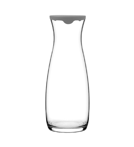 [GL1860] Carafe 1180ml Glass With Grey Lid - Amphora 43813