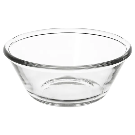 [GL1864] Bowl 33x11cm Glass With Rimmed Lip 53119