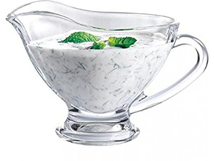 [GL580] Gravy Boat 180ml Glass - Basic 55012