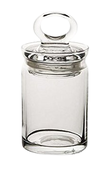 [GL734] Jar 240ml 100mm Glass With Lid - Kitchen 95104