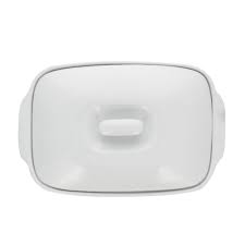 [D2249] Casserole Dish 19X14X4.5Cm Rectangular Porcelain Assorted Colours Ws1