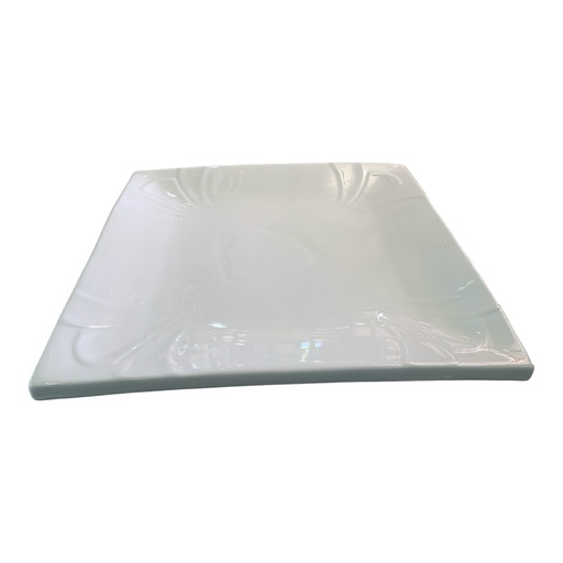 [D2231] Plate 30X30Cm Square White Zlf0015