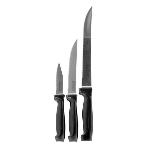 [CT672] Knife Set 3pc (Carving, Utility & Paring Knives) Regent - 21107