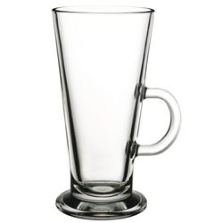 [GL1475] Coffee Mug 6pc Set 310ml Conical Glass
