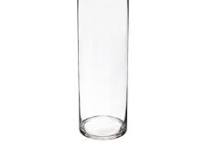 [GL1747] Glass Vase 30X10Cm Cylinder Clear VAS1030
