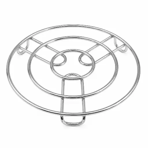 [RS16] Trivet 18x2.5cm Round Stainless Steel HD - Kitchen Essentials