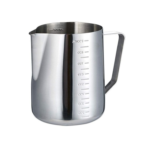 [SS296] Frothing Jug 900ml (13x8cm) Stainless Steel With Measurements 