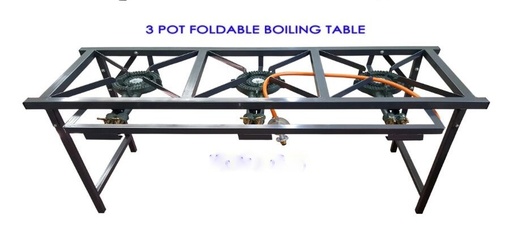 [AP35] Stove 3 Burner Gas With Removable Legs - Basics Range