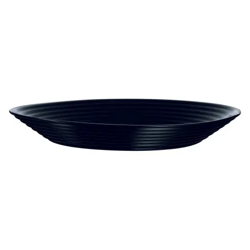 [D1539] Bowl 23x3cm 800ml Harena Black Luminarc 39928
