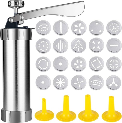 [KG203] Biscuit Gun 14Pc Set Ss Jiale