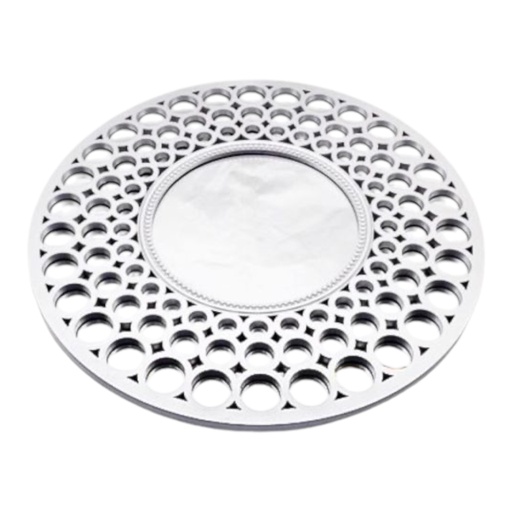 [HD3103] Mirror 63Cm Round With Circular Patterns Assorted Colours Sd146-8
