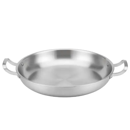 [P729] Paella Pan 30x5cm Aluminium 3mm Pae001
