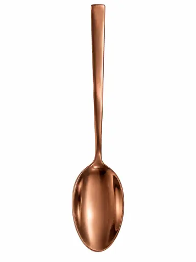[CT791] Dessert Spoon 6Pc Square Handle Colours Stainless Steel-Dcs70