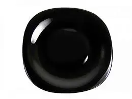 [D1332] Plate 27Cm Carine Black Luminarc