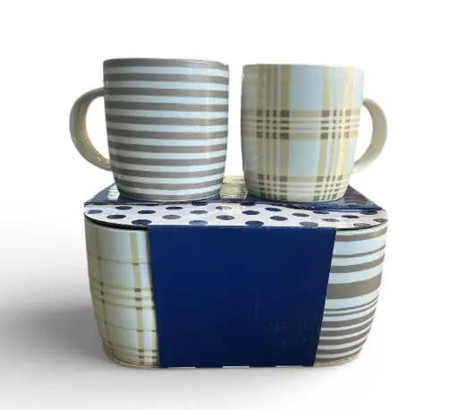 [RHD1917] Mug Set 4Pc Designer Assorted