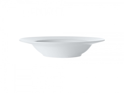 [D1483] Bowl 23cm Soup/Pasta Rim White Basics - Maxwell & Williams WBA0127