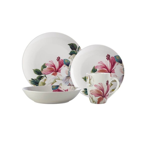 [D1491] Dinner Set 16pc Magnolia - Maxwell & Williams LF0016
