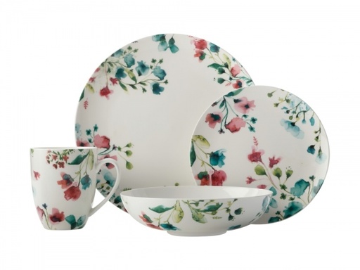 [D1496] Dinner Set 16pc Coup Primavera - Maxwell & Williams Fx0218