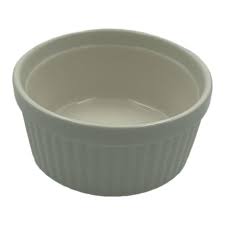 [D2028] Ramekin 9X4.5Cm Porcelain Assorted Colours Essentials Collection