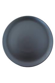 [D2188] Plate 19cm Coupe Black Rustic