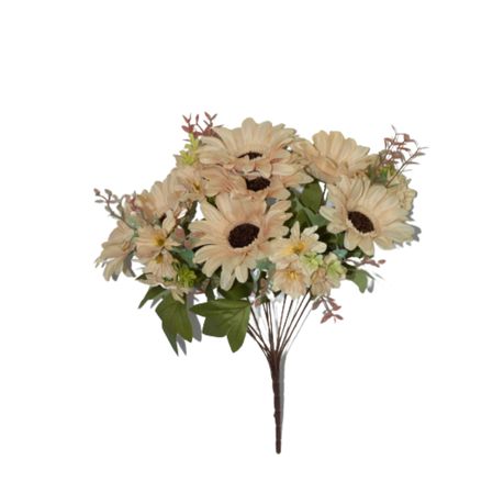 [FL72] Artificial 50Cm Barbton Daisy Bunch H168/HN-097