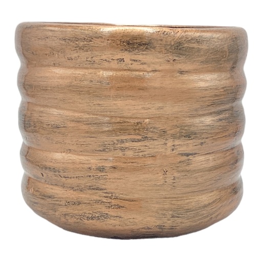 [HD3180] Planter AC 16cm (16x15cm) Solid Planter Medium - Metallic