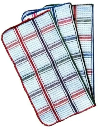 [TC150] Dish Cloth Swab 3Pc 35X35Cm Waffle Rib HW45