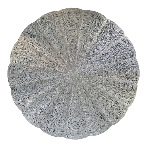 [TC85|SILVER] Placemat 1Pc 37.5Cm Flower