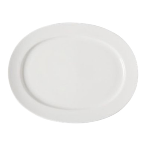 [D2265] Platter 36x28cm Oval Polaris Porcelain - Continental 