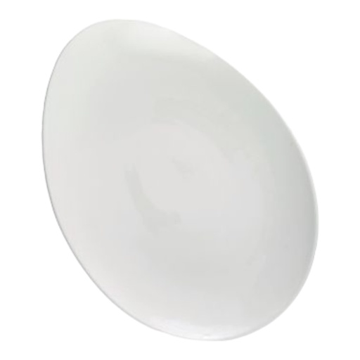 [D2266] Platter 37x27cm Teardrop Porcelain - Continental 