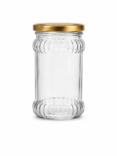 [GL2296] Glass Jar 200ml Narada Glass with Lid - JAR115