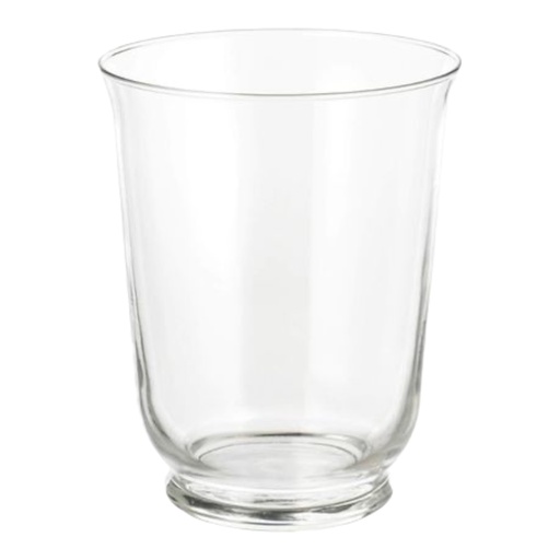 [HD2285] Glass Vase 25X14.5 Hurricane Vase Clear VAS830-1 
