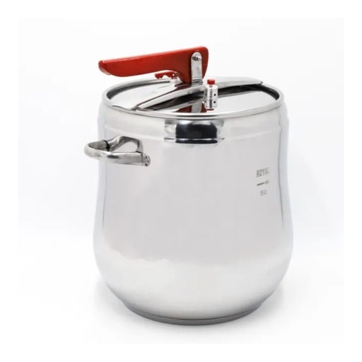 [P809] Pressure Cooker 15L 23x28cm Stainless Steel Royal Bonera