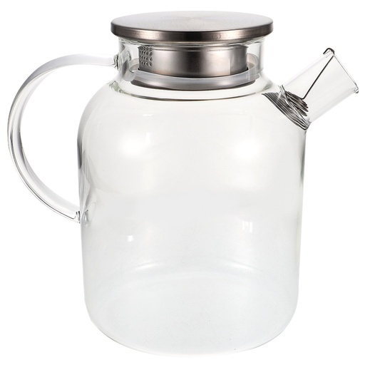 [GL2330] Teapot 1.8Lt Borosilicate Glass With Stainless Steel Lid - RVT2023-051