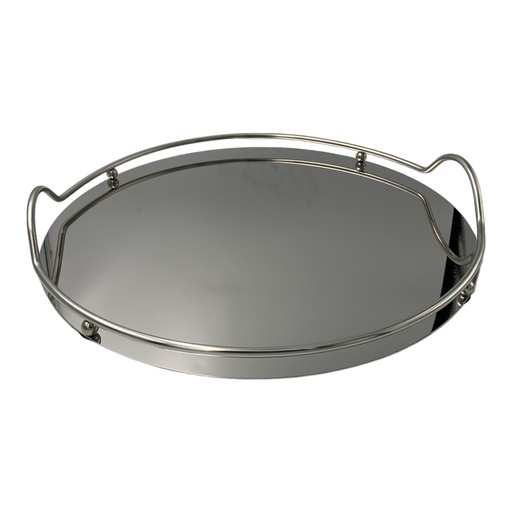 [RHD8403] Tray 40cm Round Stainless Steel TM